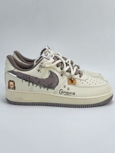 Air Force 1 Low 07 x Louis Vuitton 白棕涂鸦绑带 LV0506 