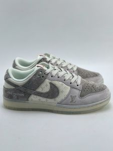 Dunk Low x Louis Vuitton 白灰印花 CR8033 